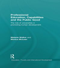 Produktbild: Professional Education, Capabilities and the Public Good