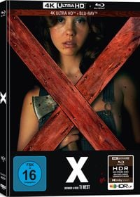 Bild vom Artikel X - 2-Disc Limited Collector's Edition im Mediabook - Cover A (4K Ultra HD) ( + Blu-ray) vom Autor Mia Goth