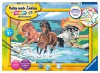 Produktbild: CreArt, Malen nach Zahlen Kinder - Stolze Wildpferde