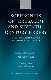 Produktbild: Sophronius of Jerusalem and Seventh-Century Heresy