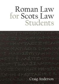 Produktbild: Roman Law for Scots Law Students