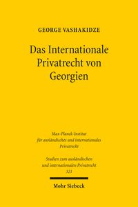 Produktbild: Das Internationale Privatrecht von Georgien