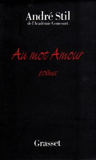 Produktbild: Au mot amour