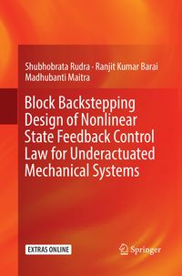 Produktbild: Block Backstepping Design of Nonlinear State Feedback Control Law for Underactuated Mechanical Systems