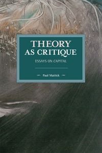 Produktbild: Theory as Critique