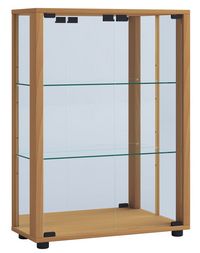 Produktbild: Glas Stand Vitrine Sammelvitrine Sintalo Spiegel