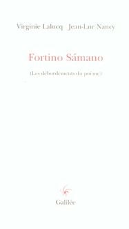 Produktbild: Fortino Samano (Les d&eacute;bordements du po&egrave;me)