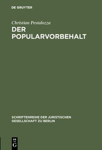 Produktbild: Der Popularvorbehalt