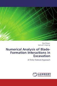 Produktbild: Brown, O: Numerical Analysis of Blade-Formation Interactions