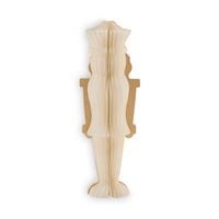 Produktbild Nussknacker Wabendekor 20 cm weiß
