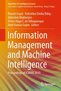 Produktbild: Information Management and Machine Intelligence