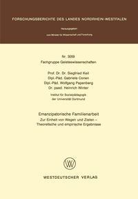 Produktbild: Emanzipatorische Familienarbeit