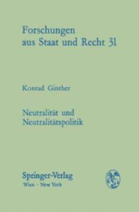 Produktbild: Neutralit&auml;t und Neutralit&auml;tspolitik