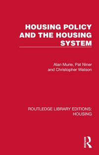 Produktbild: Housing Policy and the Housing System