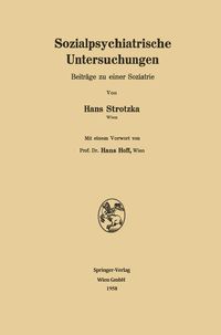 Produktbild: Sozialpsychiatrische Untersuchungen