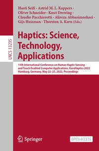 Produktbild: Haptics: Science, Technology, Applications