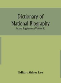 Produktbild: Dictionary Of National Biography. Second Supplement (Volume Ii)