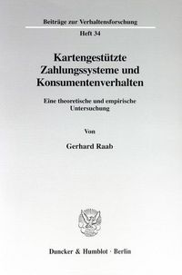 Produktbild: Kartengest&uuml;tzte Zahlungssysteme und Konsumentenverhalten.