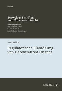 Produktbild: Regulatorische Einordnung von Decentralized Finance
