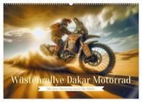Produktbild: W&uuml;stenrallye Dakar Motorrad (Wandkalender 2026 DIN A2 quer), CALVENDO Monatskalender