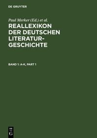 Produktbild: Reallexikon der deutschen Literaturgeschichte