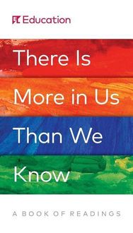 Produktbild: There Is More in Us Than We Know: A Book of Readings