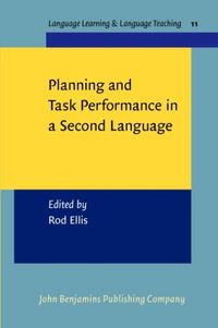 Produktbild: Planning and Task Performance in a Second Language