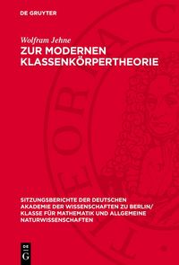 Produktbild: Zur modernen Klassenk&ouml;rpertheorie