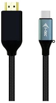 Produktbild: i-tec Anschlusskabel USB-C&reg; Stecker, HDMI-A Stecker 1.5 m Schwarz C31CBLHDMI60HZ USB-C&reg;-Displaykabel