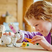 LEGO Creator 3in1 31133 Weißer Hase Tierspielzeug Konstruktionsspielzeug