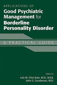 Produktbild: Applications of Good Psychiatric Management for Borderline Personality Disorder