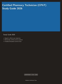 Produktbild: CPhT Pharmacy Technician Certification Exam Prep 2026