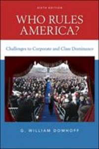 Produktbild: Domhoff, G: Who Rules America? Challenges to Corporate and C