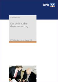 Produktbild: Siedler, R: Verbraucherdarlehensvertrag