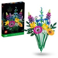 LEGO Icons 10313 Wildblumenstrauß, Heimdeko Blumen-Set für Erwachsene