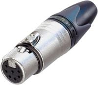 Produktbild: Neutrik NC7FXX XLR-Steckverbinder Buchse, gerade Polzahl: 7 Silber 1 St.
