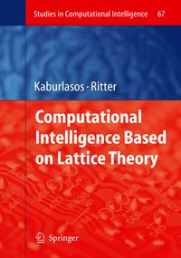 Produktbild: Computational Intelligence Based on Lattice Theory