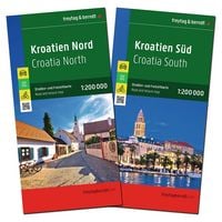 Produktbild: Freytag & berndt Stra&szlig;enkarte Kroatien Set 1:200.000