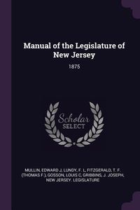 Produktbild: Manual of the Legislature of New Jersey