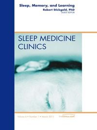 Produktbild: Sleep, Memory and Learning, An Issue of Sleep Medicine Clinics