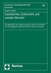Produktbild: Gesetzliches G&uuml;terrecht und sozialer Wandel