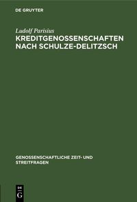 Produktbild: Kreditgenossenschaften nach Schulze-Delitzsch