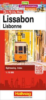 Produktbild: Hallwag Stadtplan Lissabon