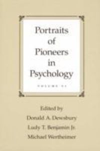 Produktbild: Portraits of Pioneers in Psychology