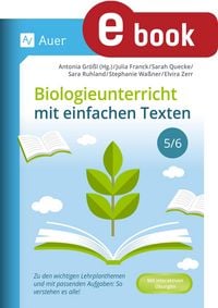 Produktbild: Biologieunterricht mit einfachen Texten 5-6