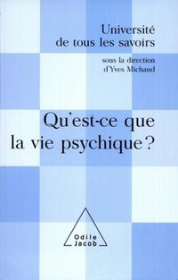 Produktbild: Qu'est-ce que la vie psychique ?