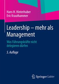 Produktbild: Leadership &mdash; mehr als Management