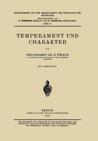 Produktbild: Temperament und Charakter