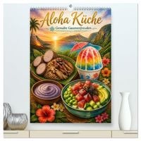 Produktbild: Aloha K&uuml;che - Gemalte Gaumenfreuden (hochwertiger Premium Wandkalender 2027 DIN A2 hoch), Kunstdruck in Hochglanz