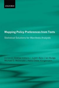 Produktbild: Mapping Policy Preferences from Texts